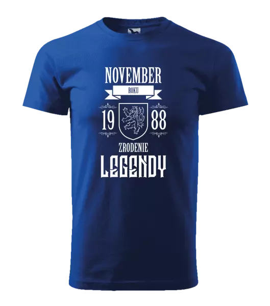 Pánske narodeninové tričko Zrodenie legendy