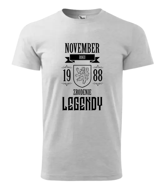 Pánske narodeninové tričko Zrodenie legendy