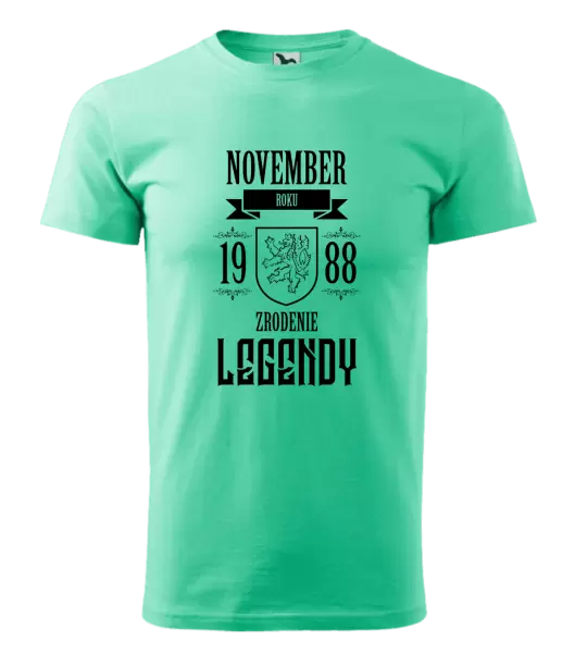 Pánske narodeninové tričko Zrodenie legendy