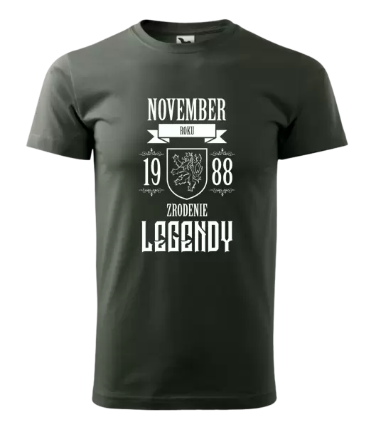 Pánske narodeninové tričko Zrodenie legendy