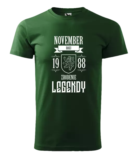 Pánske narodeninové tričko Zrodenie legendy