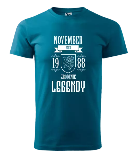 Pánske narodeninové tričko Zrodenie legendy