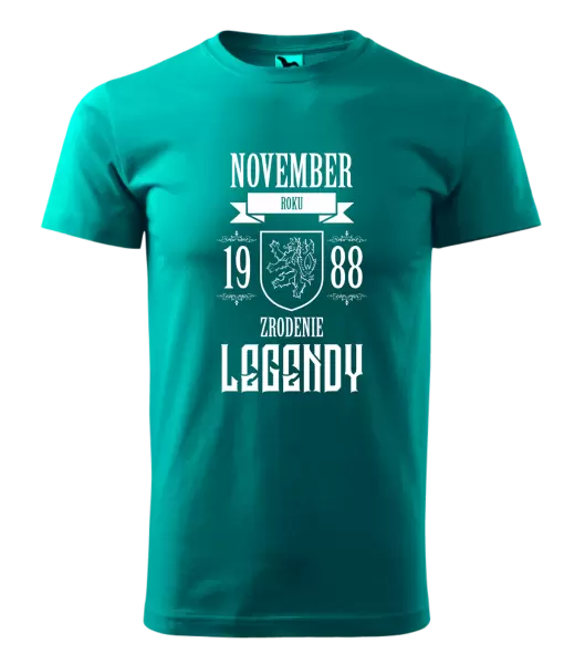 Pánske narodeninové tričko Zrodenie legendy