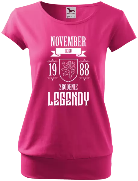 Dámske tričko Zrodenie legendy