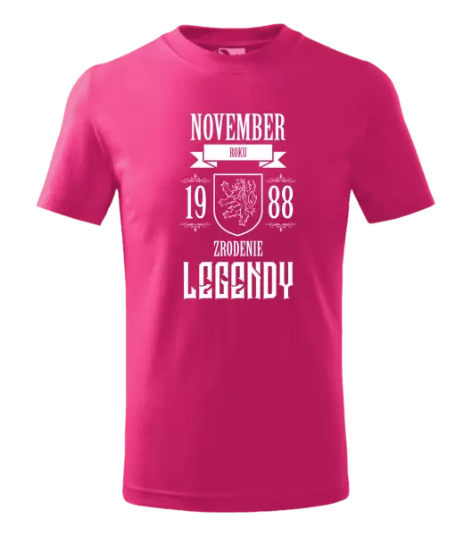 Detské tričko Zrodenie legendy