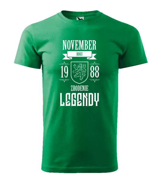Pánske narodeninové tričko Zrodenie legendy