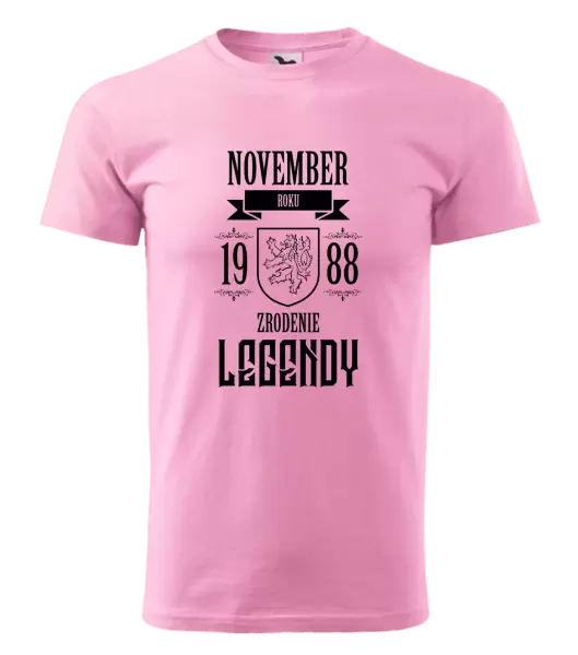 Pánske narodeninové tričko Zrodenie legendy