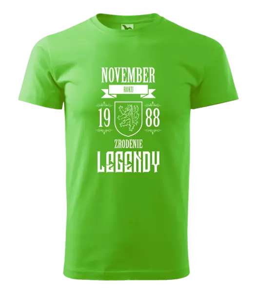 Pánske narodeninové tričko Zrodenie legendy