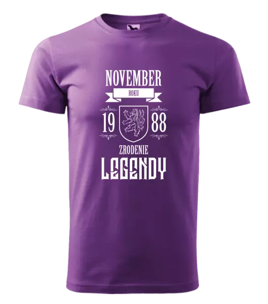 Pánske narodeninové tričko Zrodenie legendy