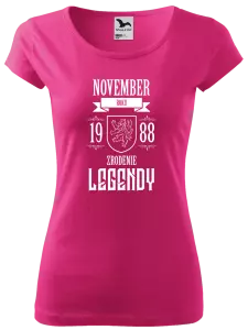 Dámske tričko Zrodenie legendy