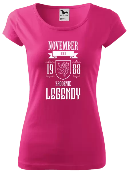 Dámske tričko Zrodenie legendy