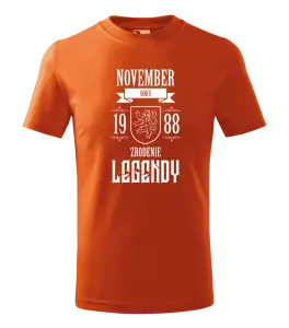 Detské tričko Zrodenie legendy