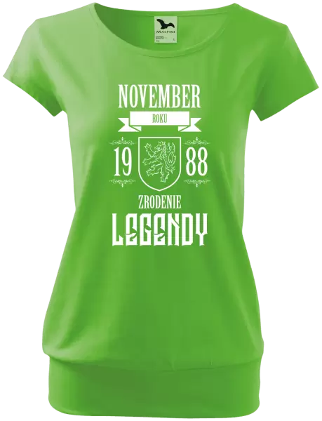 Dámske tričko Zrodenie legendy