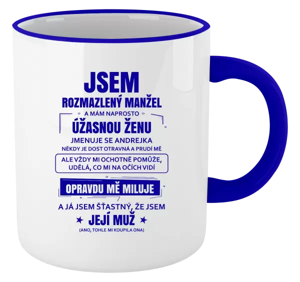 Hrnek Rozmazlený manžel