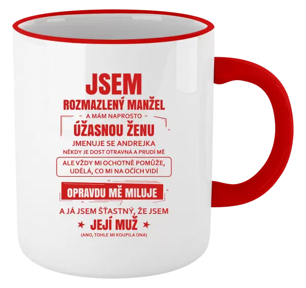 Hrnek Rozmazlený manžel