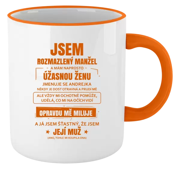 Hrnek Rozmazlený manžel