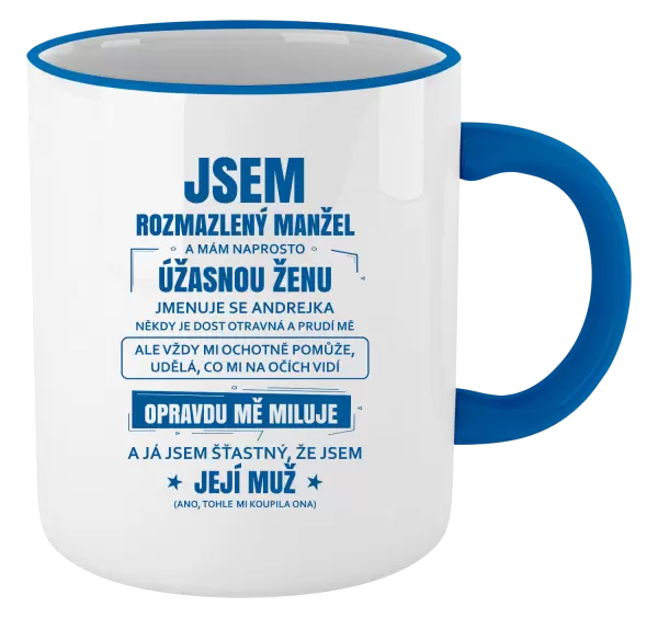 Hrnek Rozmazlený manžel