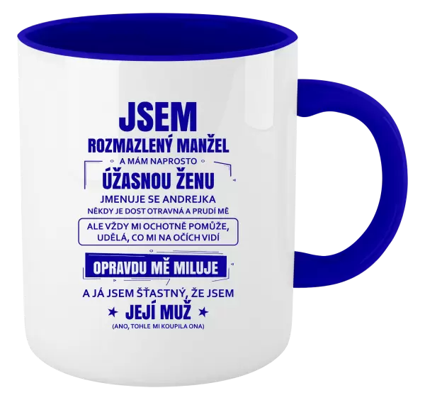 Hrnek Rozmazlený manžel