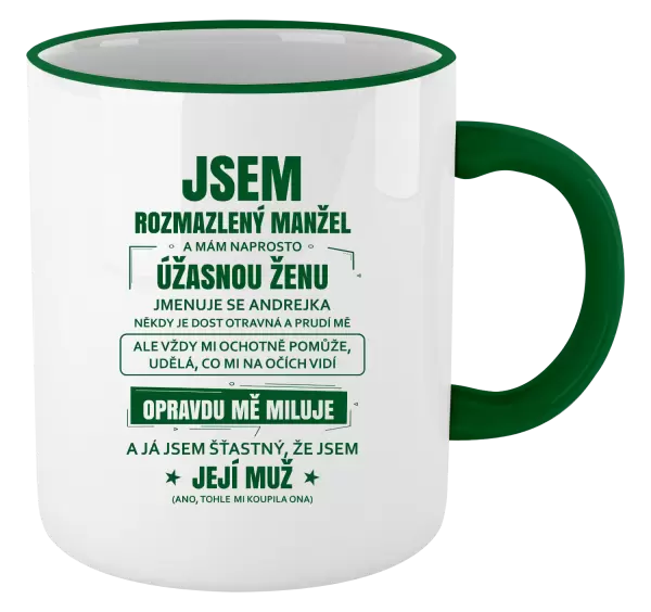 Hrnek Rozmazlený manžel