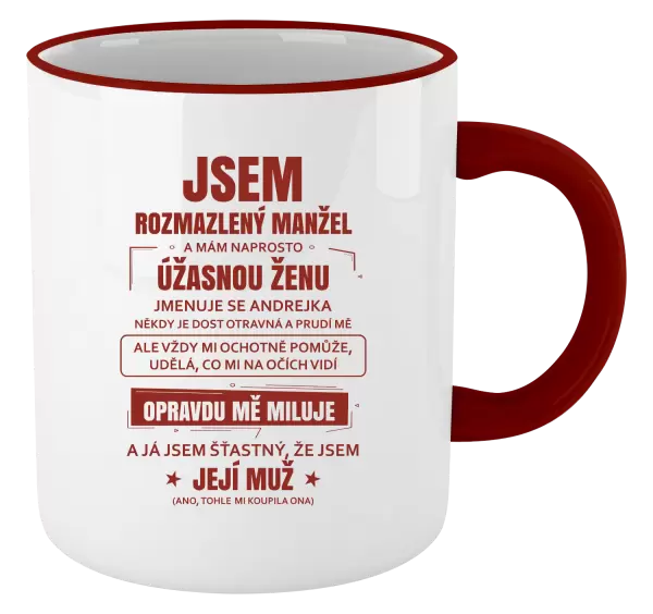 Hrnek Rozmazlený manžel
