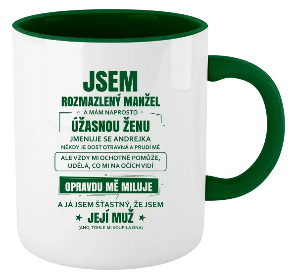 Hrnek Rozmazlený manžel