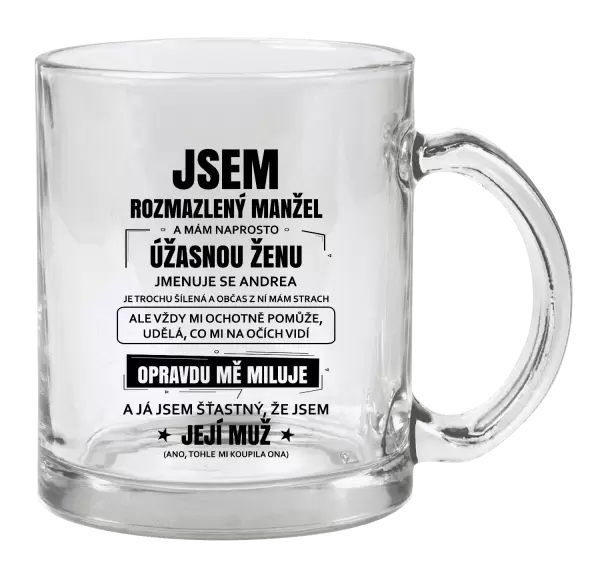 Hrnek Rozmazlený manžel