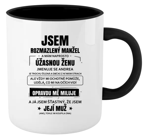 Hrnek Rozmazlený manžel