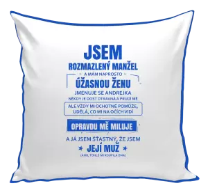 Polštář Rozmazlený manžel