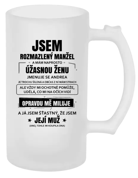 Půllitr Rozmazlený manžel