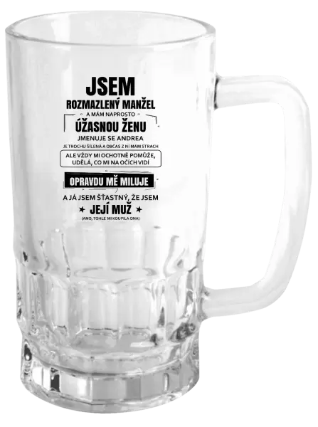 Půllitr Rozmazlený manžel
