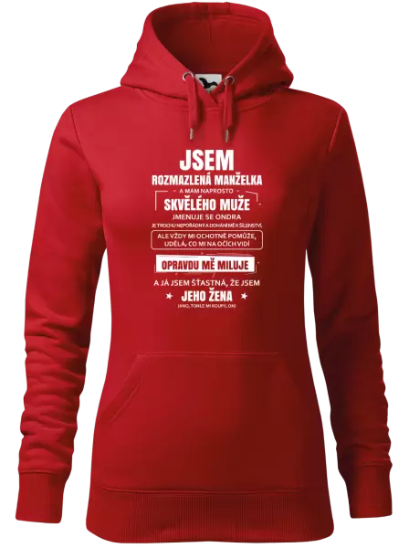 Dámská mikina Rozmazlená manželka
