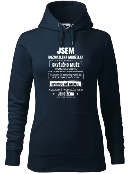 Dámská mikina Rozmazlená manželka