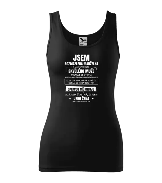 Dámské tílko Rozmazlená manželka