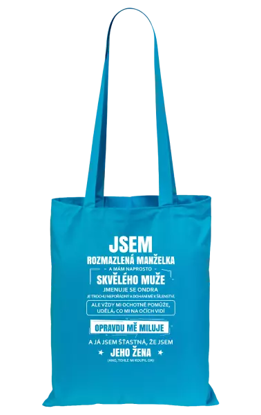 Látková taška Rozmazlená manželka