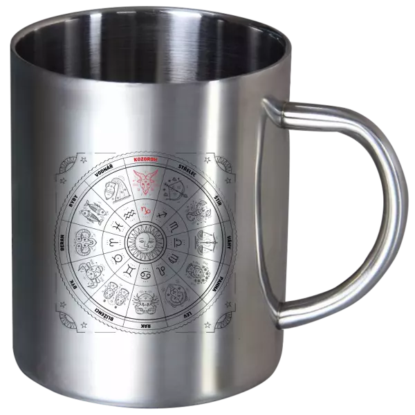 Nerezový hrnek Zvěrokruh - Kozoroh