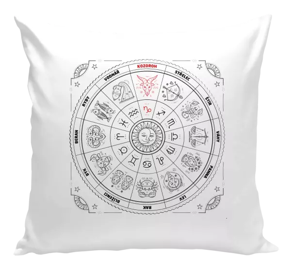 Polštář Zvěrokruh - Kozoroh