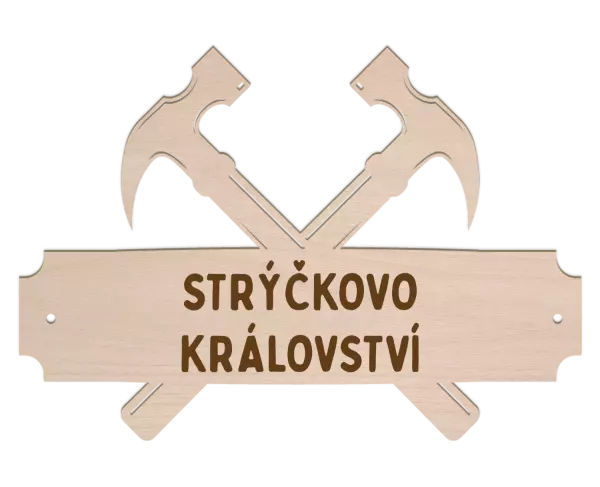 Dřevěná cedulka Vlastní text