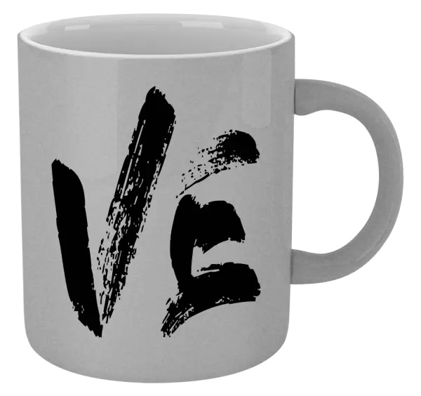 Metalický hrnek LOVE - VE