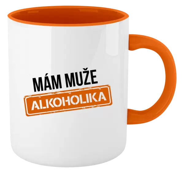 Hrnek Mám muže alkoholika