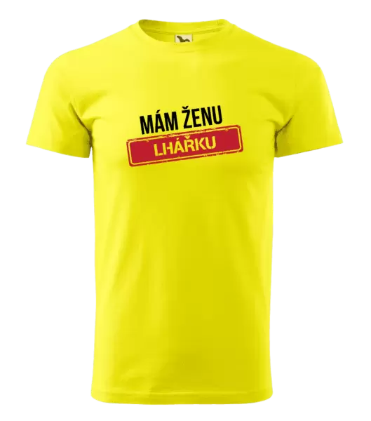 Pánské tričko Mám ženu lhářku