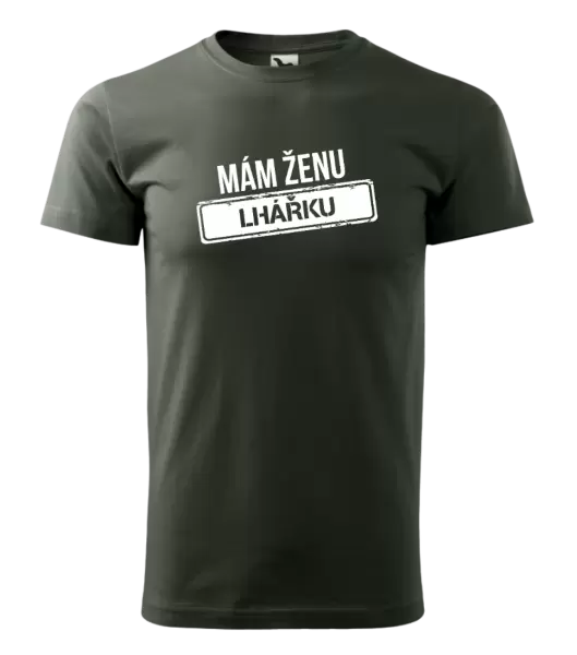 Pánské tričko Mám ženu lhářku