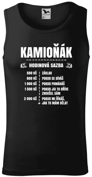 Pánské tílko Hodinová sazba - kamioňák