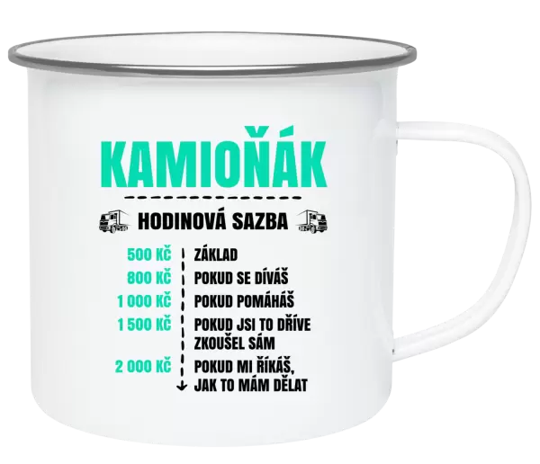Plecháček Hodinová sazba - kamioňák