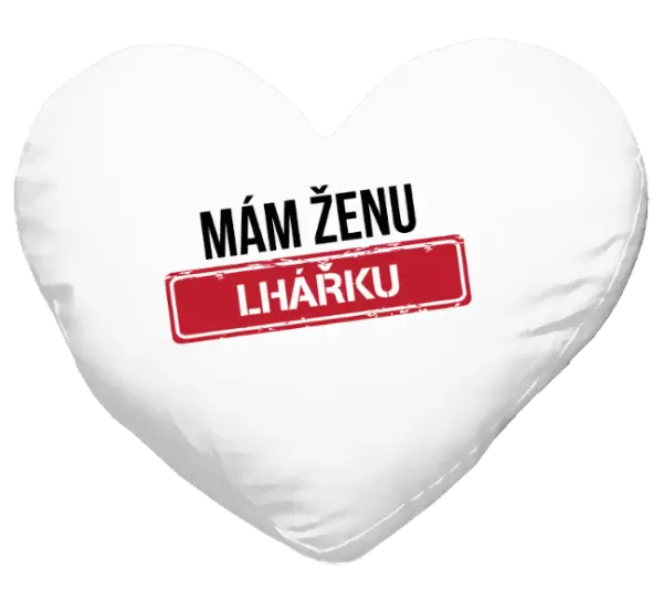 Polštář Mám ženu lhářku