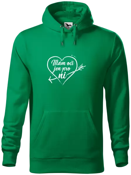 Pánská mikina Mám oči jen pro ni