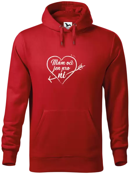 Pánská mikina Mám oči jen pro ni