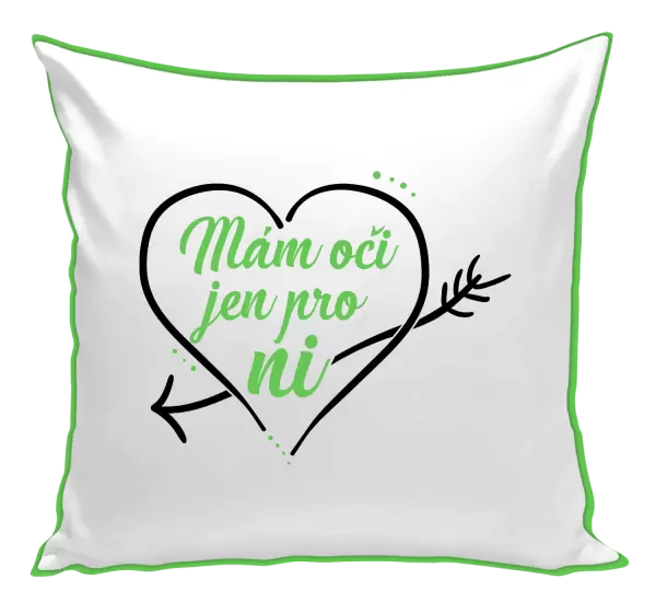 Polštář Mám oči jen pro ni