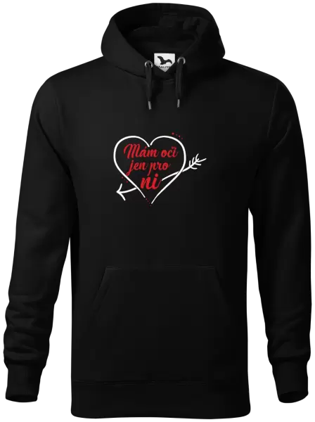 Pánská mikina Mám oči jen pro ni