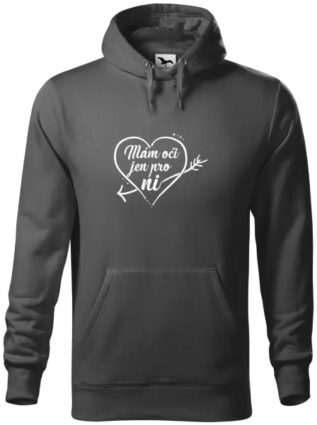 Pánská mikina Mám oči jen pro ni