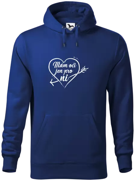 Pánská mikina Mám oči jen pro ni